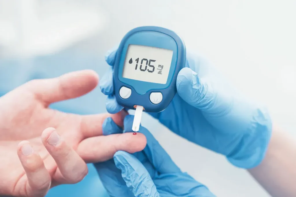 Detection of diabetes. 