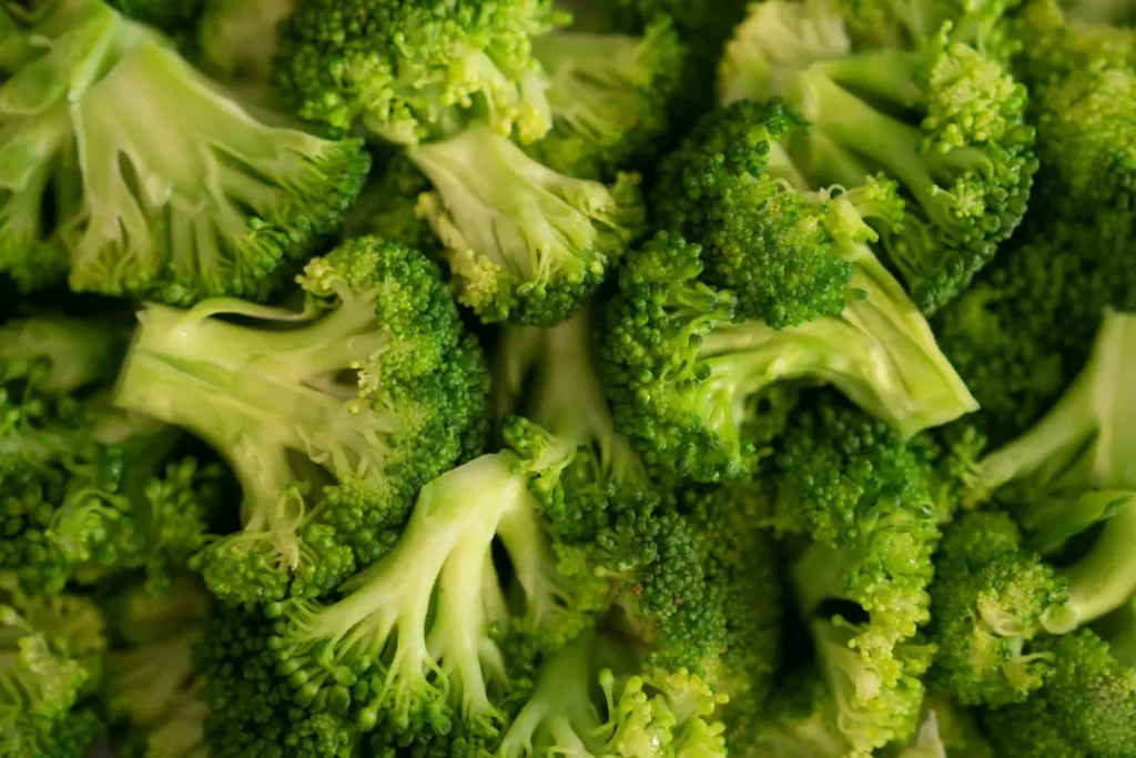 close up of broccoli