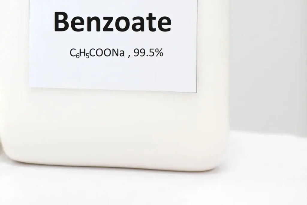 Benzoate formula. 