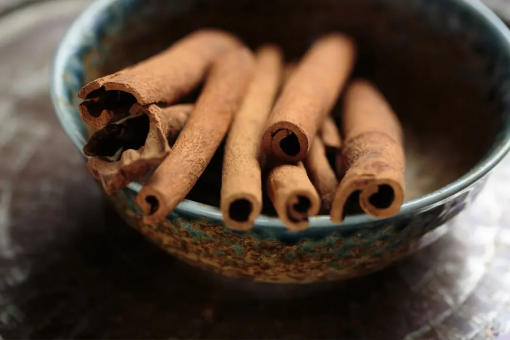 Cassia Cinnamon sticks in a bowl