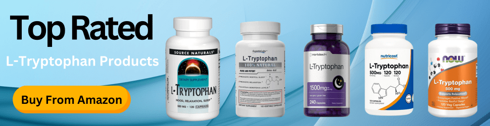 Enhance sleep quality and boost brain health with the calming power of L-Tryptophan—Balance your nights, Shop Now on Amazon!