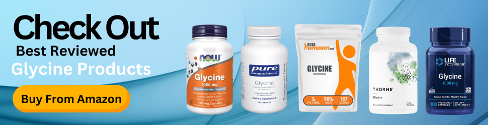 Reduce mental fatigue and increase resilience with Glycine's brain-boosting properties—Feel Energized, Shop Now on Amazon!