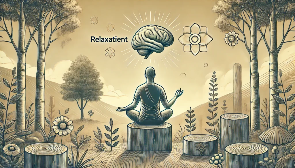 A person practicing mindfulness meditation in a serene outdoor setting, highlighting how relaxation and focus contribute to memory retention and prevent forgetting things. The peaceful atmosphere reinforces the cognitive benefits of mindfulness